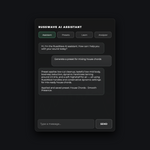 RussWave EQ AI-assistent abonnement-logo med RussWave-merke og AI-illustrasjon på hvit bakgrunn.