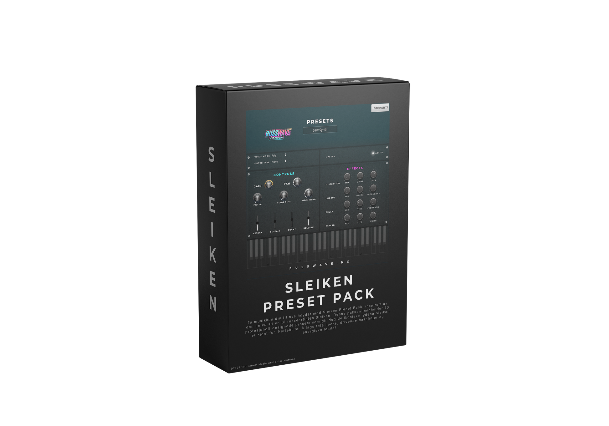 RussWave Sleiken Preset Pack eske med ulike fotofiltre for redigering og forbedring av bilder.